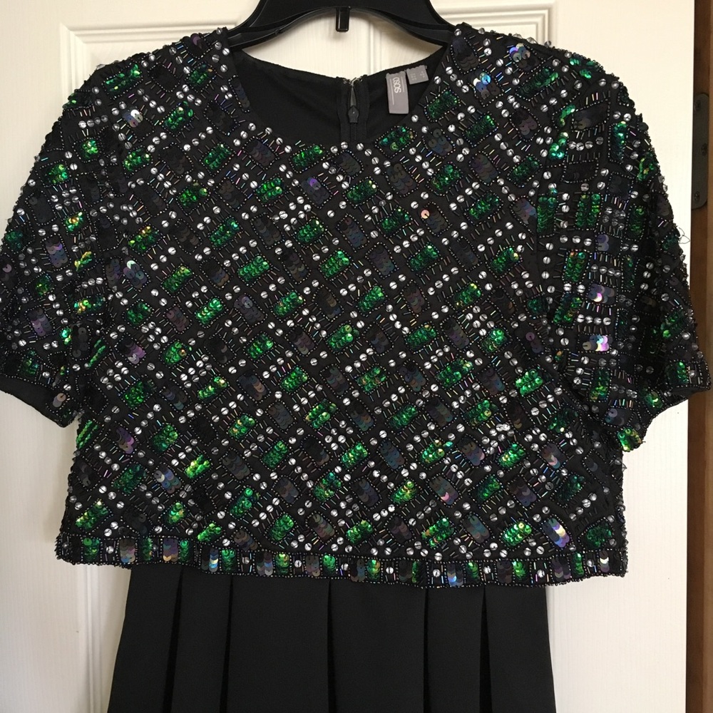ASOS Candy Embellished T-Shirt Scuba Skater Dress - Picture 7 of 7